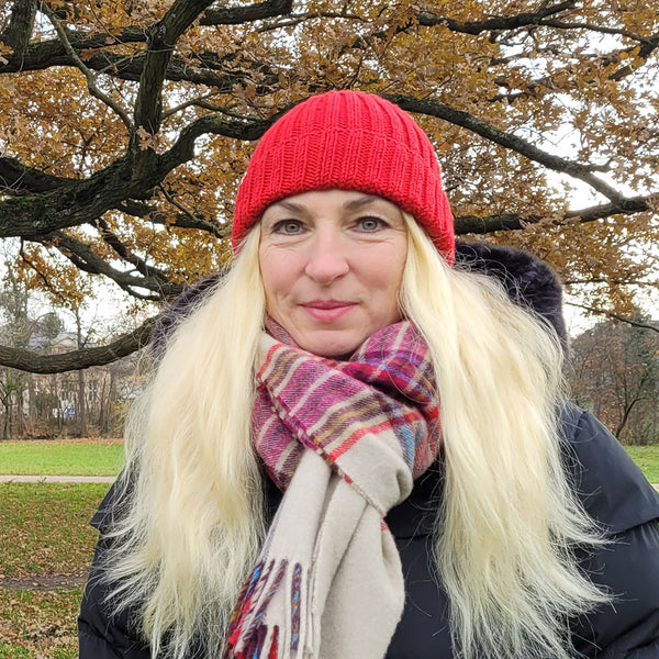 Strickset „Mütze im Rippenmuster“
