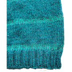 Strickset „Gestreifter Raglanpullover mit Rundkragen und Glitzer“