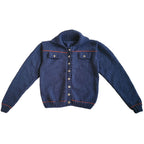 Strickset „Strickjacke im Denim-Look“