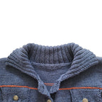 Strickset „Strickjacke im Denim-Look“