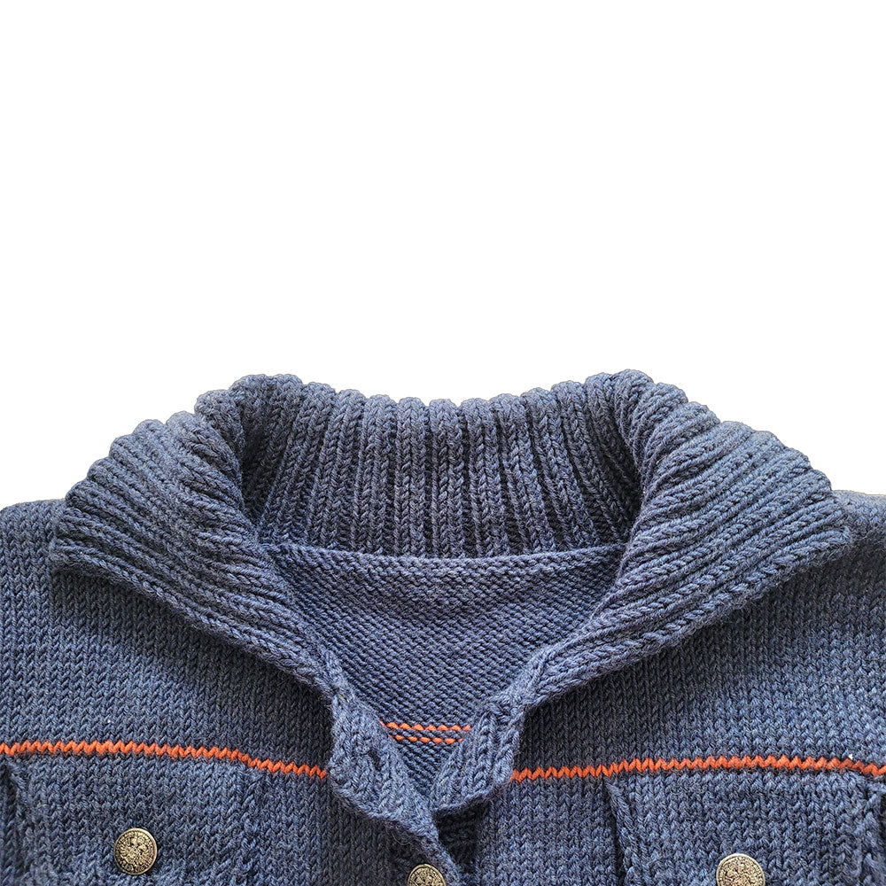Strickset „Strickjacke im Denim-Look“