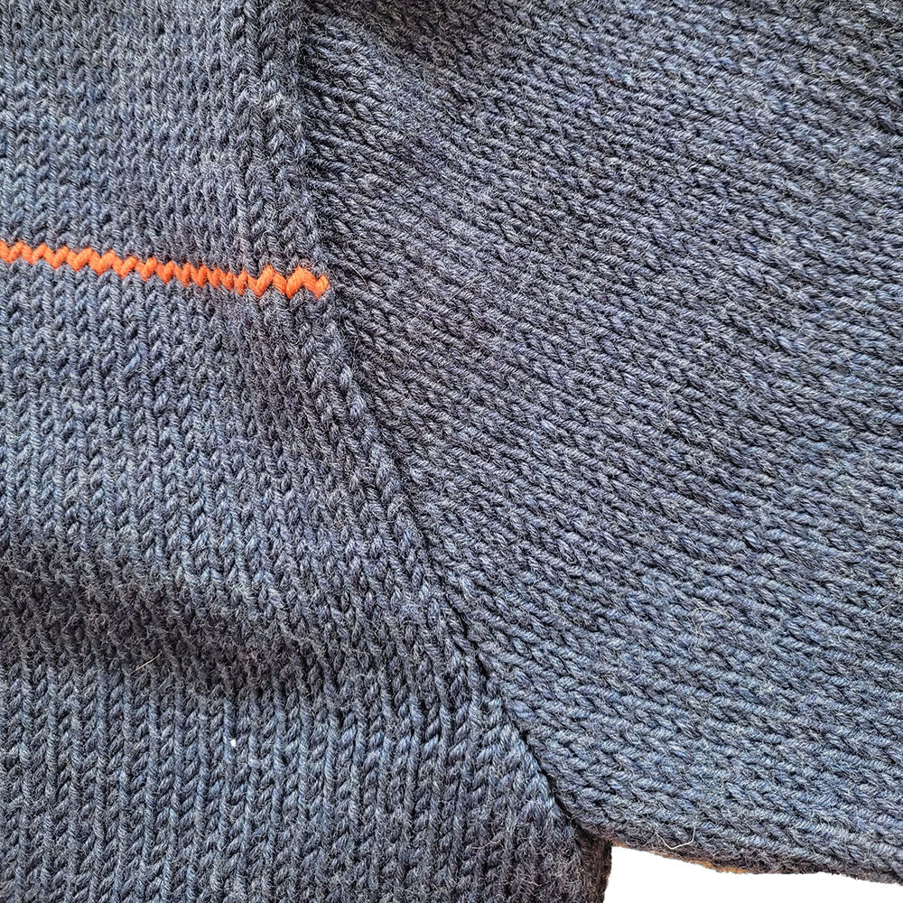 Strickset „Strickjacke im Denim-Look“