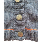 Strickset „Strickjacke im Denim-Look“