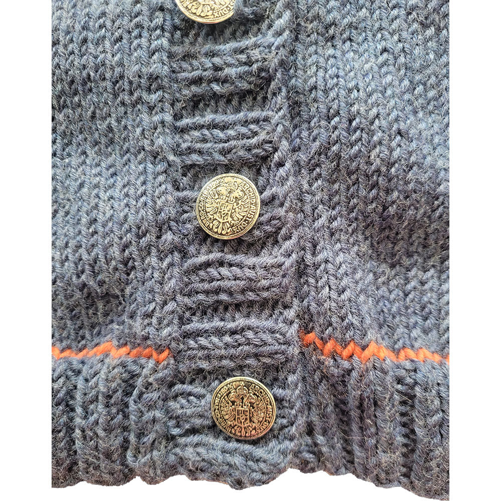Strickset „Strickjacke im Denim-Look“