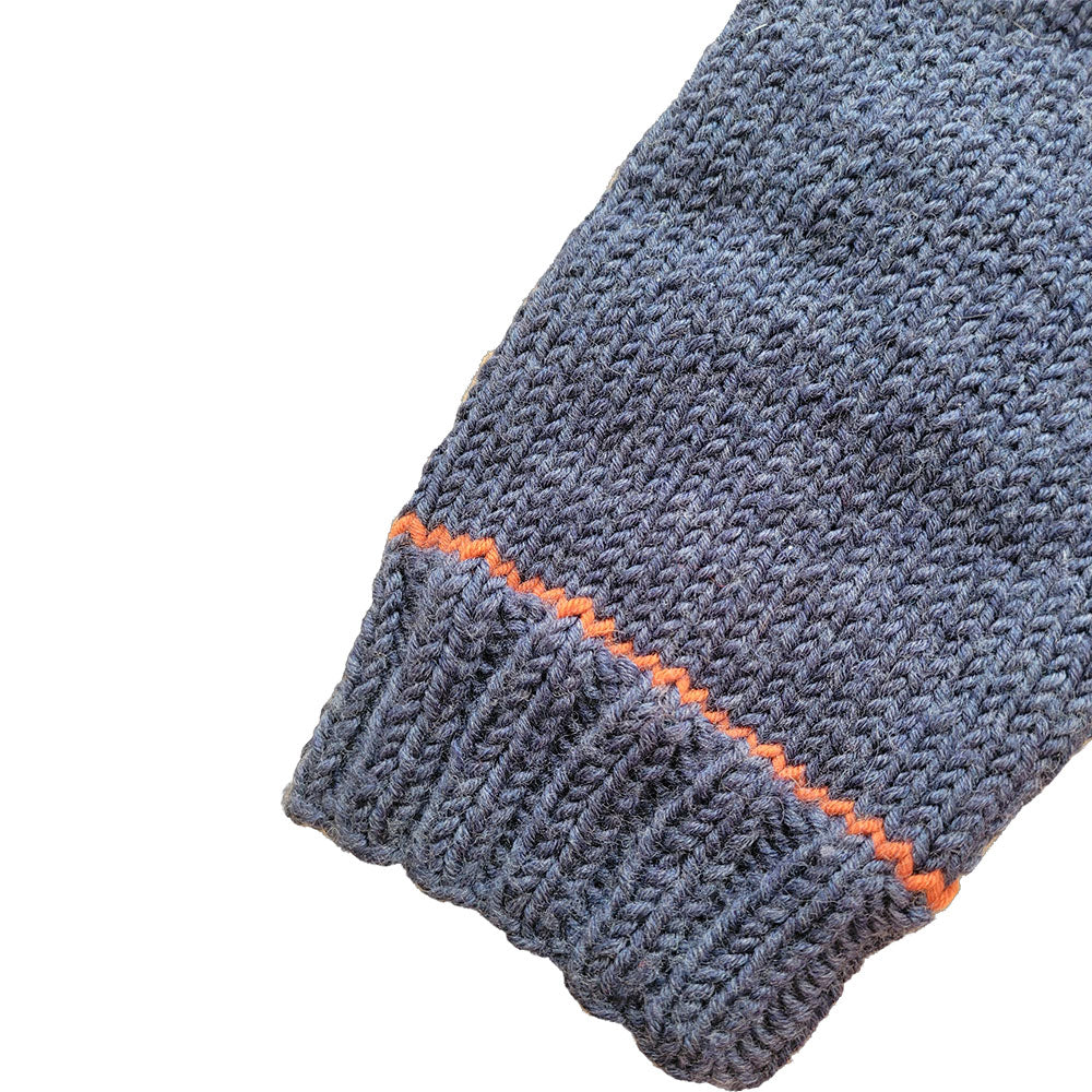 Strickset „Strickjacke im Denim-Look“