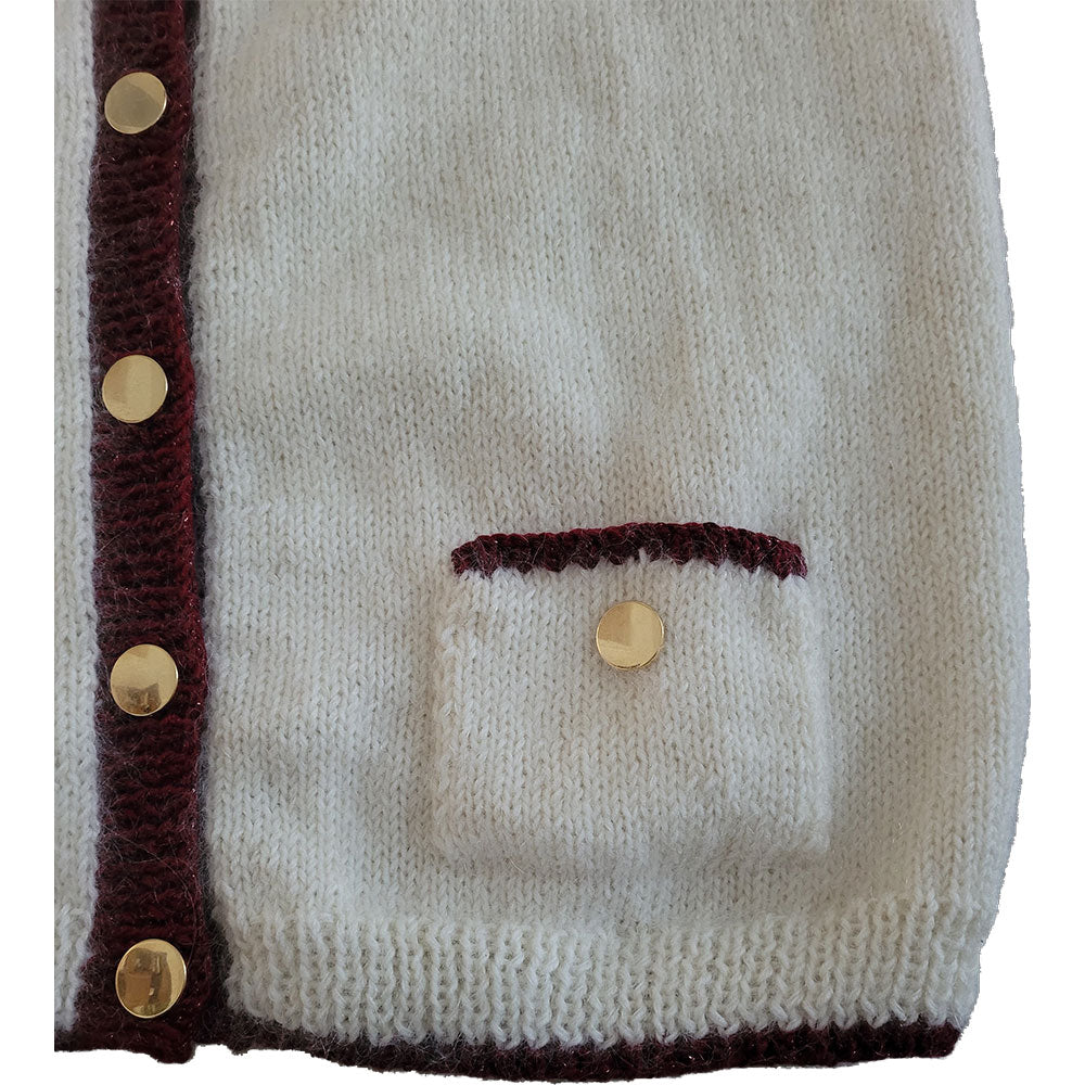 Strickset „Cardigan mit Mohair-Wolle“