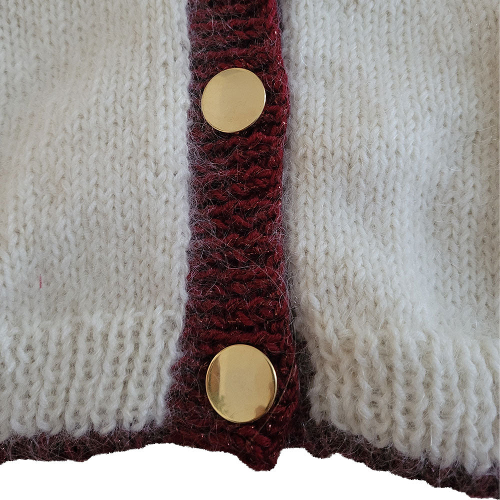 Strickset „Cardigan mit Mohair-Wolle“