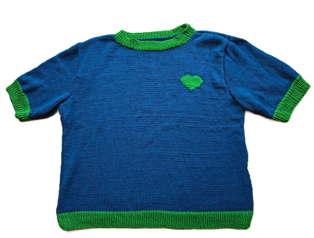 Strickset „Basic T-Shirt mit Logo"