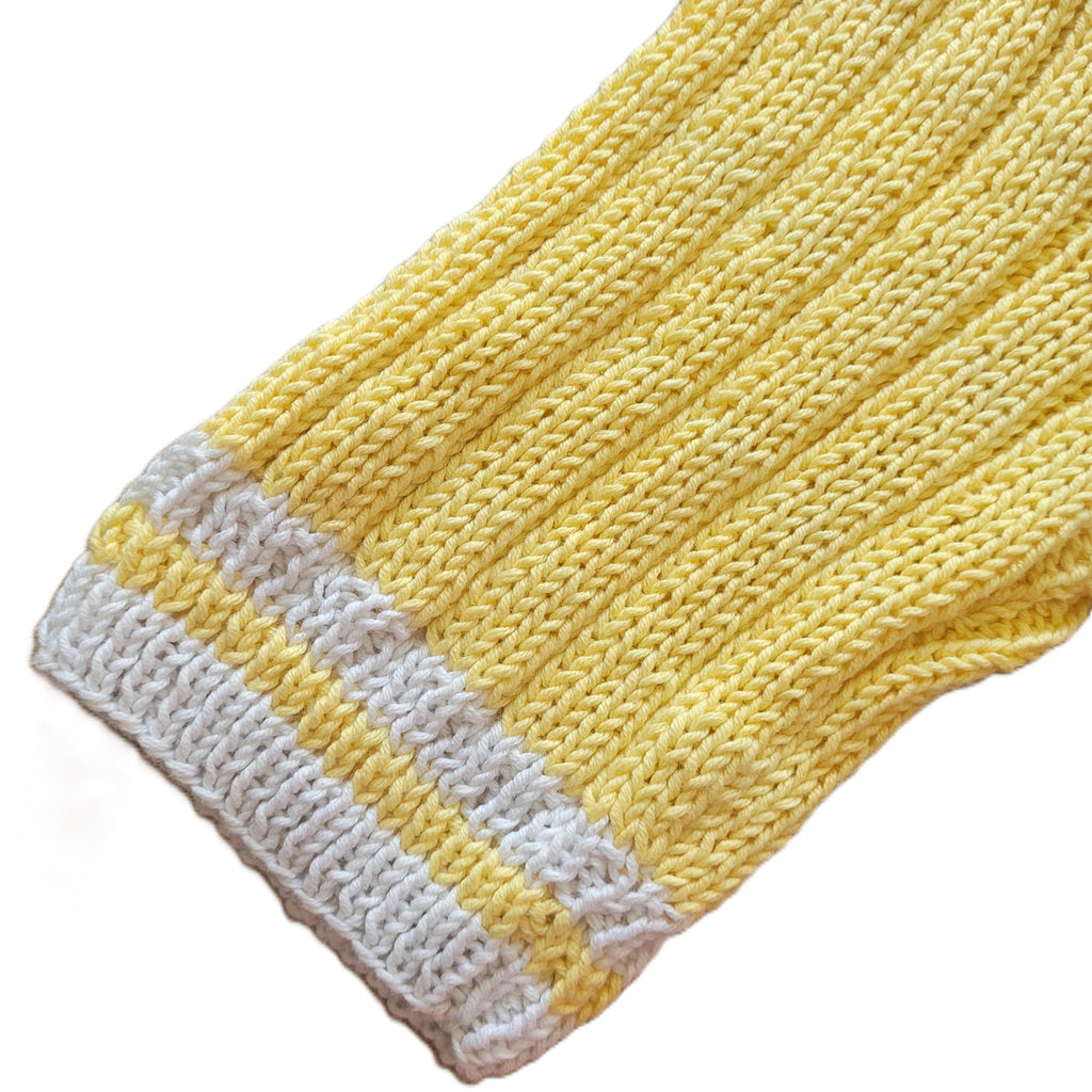 Strickset „Poloshirt im Rippenmuster“